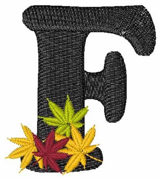 Picture of Mixed Leaves F Machine Embroidery Design