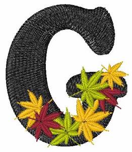 Picture of Mixed Leaves G Machine Embroidery Design