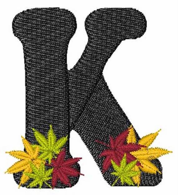 Picture of Mixed Leaves K Machine Embroidery Design