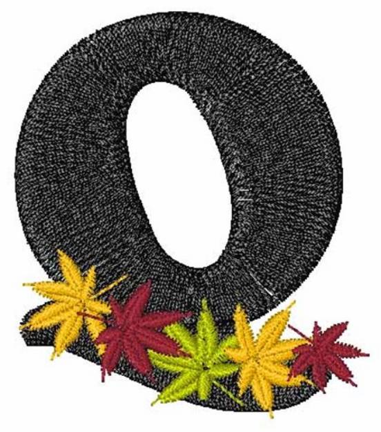 Picture of Mixed Leaves Q Machine Embroidery Design