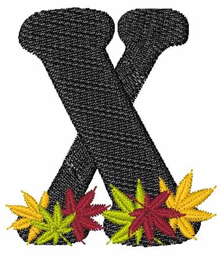 Mixed Leaves X Machine Embroidery Design