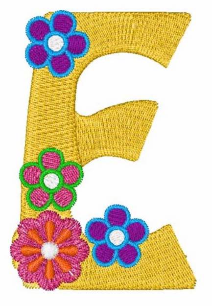 Picture of Flowers & Hearts E Machine Embroidery Design