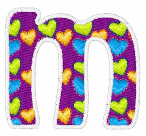 Flowers & Hearts m Machine Embroidery Design