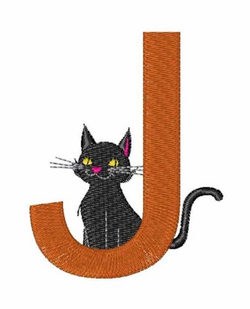 Picture of Halloween Time J Machine Embroidery Design