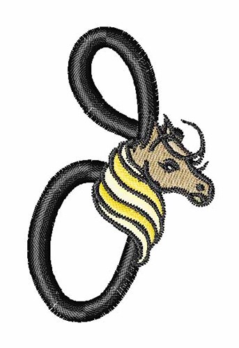 Horsey d Machine Embroidery Design