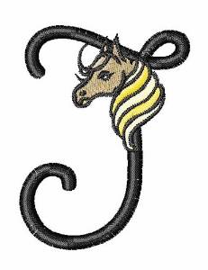 Picture of Horsey J Machine Embroidery Design