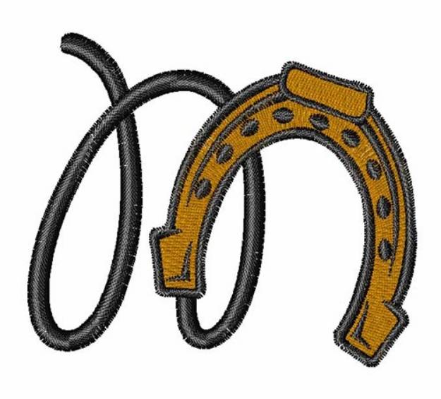 Picture of Horsey M Machine Embroidery Design