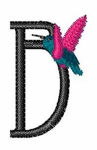 Picture of Hummingbirds & Flowers B Machine Embroidery Design