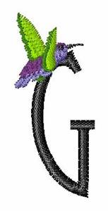 Picture of Hummingbirds & Flowers G Machine Embroidery Design