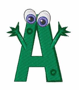 Picture of Green Monsters A Machine Embroidery Design
