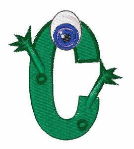 Picture of Green Monsters C Machine Embroidery Design