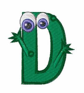 Picture of Green Monsters D Machine Embroidery Design
