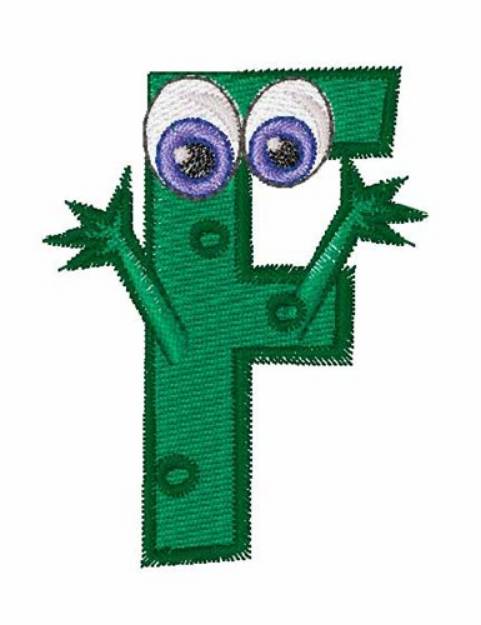 Picture of Green Monsters F Machine Embroidery Design