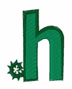 Picture of Green Monsters h Machine Embroidery Design