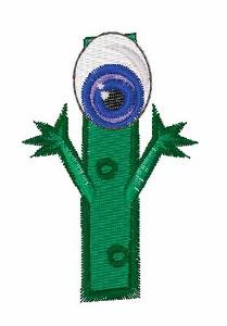 Picture of Green Monsters I Machine Embroidery Design