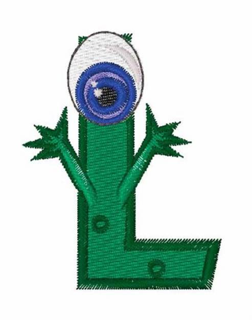 Picture of Green Monsters L Machine Embroidery Design