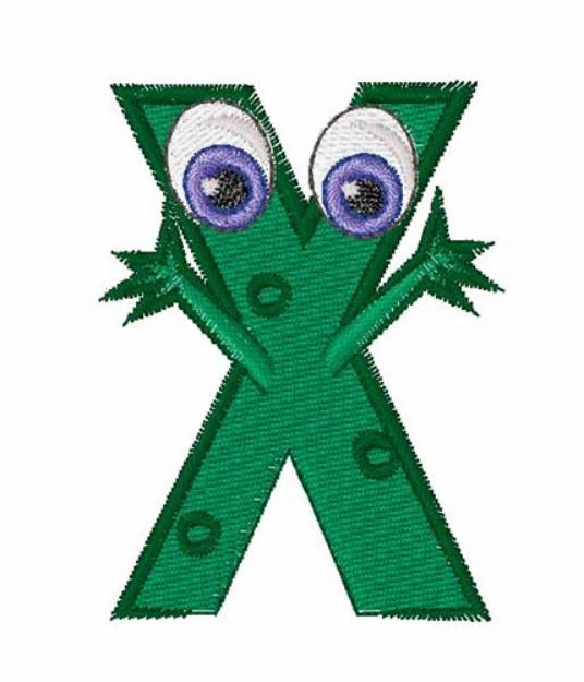 Picture of Green Monsters X Machine Embroidery Design