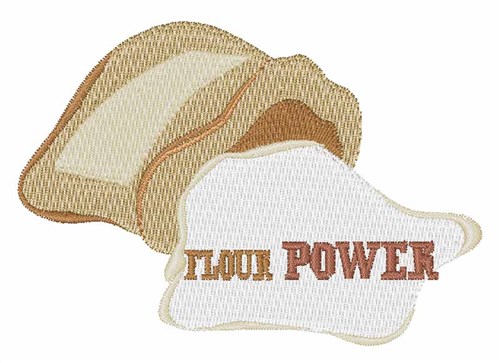 Flour Power Machine Embroidery Design