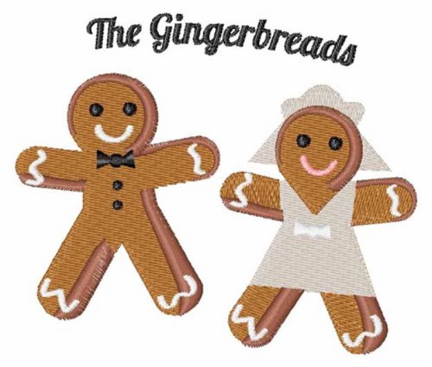 Picture of The Gingerbreads Machine Embroidery Design