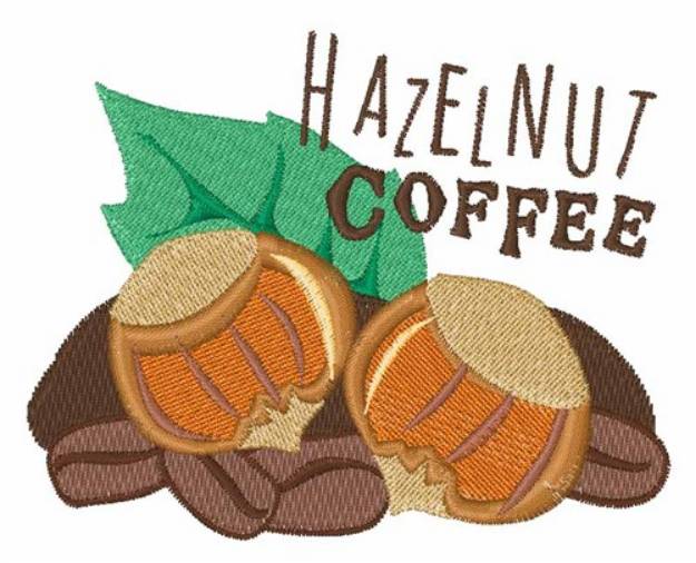Picture of Hazelnut Coffee Machine Embroidery Design