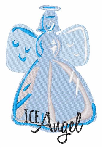 Ice Angel Machine Embroidery Design
