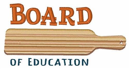Board Of Education Machine Embroidery Design
