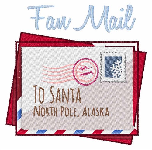Fan Mail Machine Embroidery Design