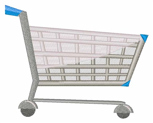 Shopping Cart Machine Embroidery Design