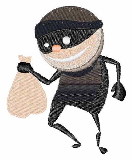 Picture of Funny Thief Machine Embroidery Design