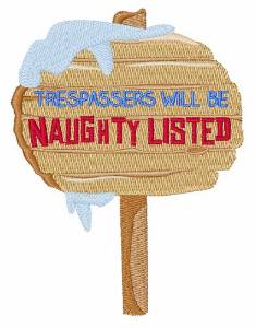 Picture of Naughty Trespassers Machine Embroidery Design