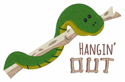Hangin Out Machine Embroidery Design