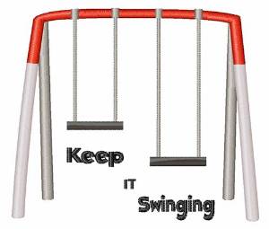 Picture of Keep It Swinging Machine Embroidery Design