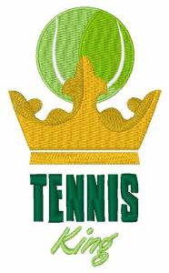 Picture of Tennis King Machine Embroidery Design