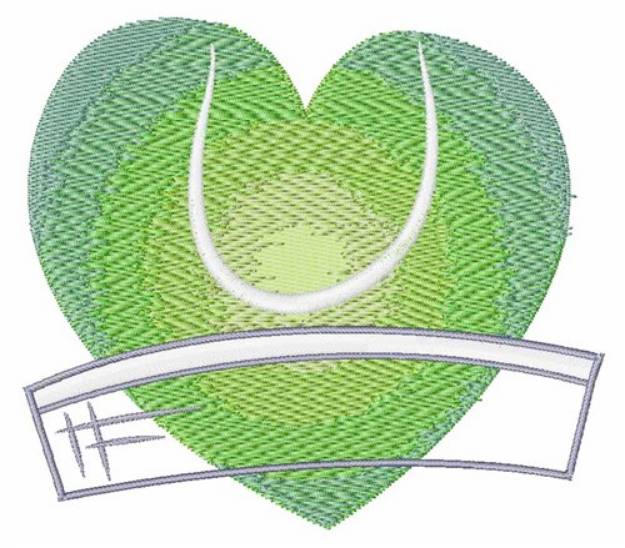 Picture of Love Tennis Machine Embroidery Design