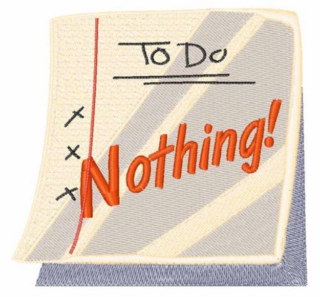 Picture of Do Nothing Machine Embroidery Design