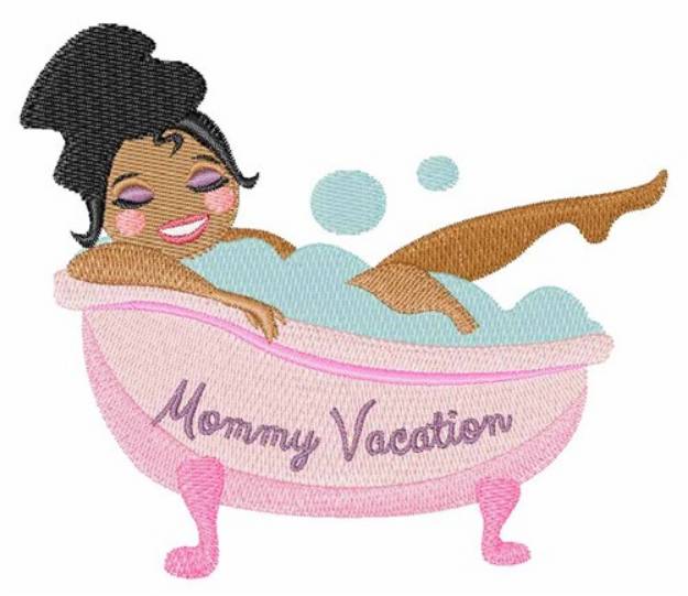 Picture of Mommy Vacation Machine Embroidery Design