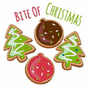 Picture of Bite Of Christmas Machine Embroidery Design