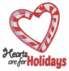 Picture of Holiday Hearts Machine Embroidery Design