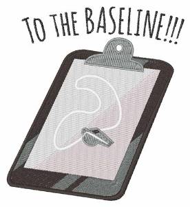 Picture of The Baseline Machine Embroidery Design