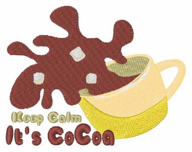 Picture of Its Cocoa Machine Embroidery Design
