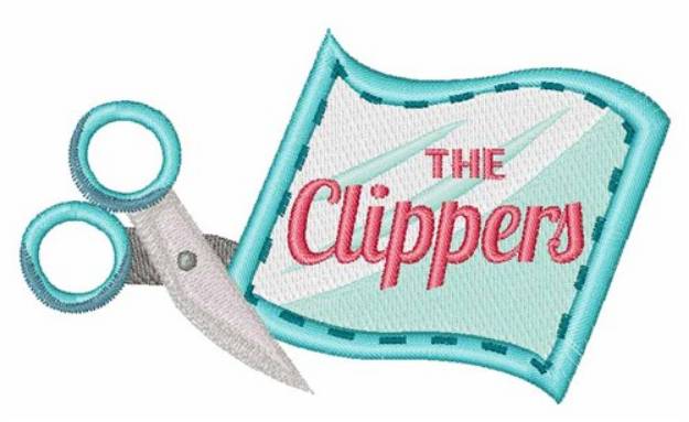 Picture of The Clippers Machine Embroidery Design