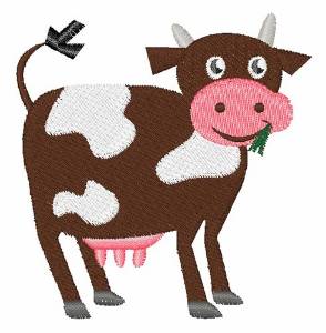 Picture of Dairy Cow Machine Embroidery Design