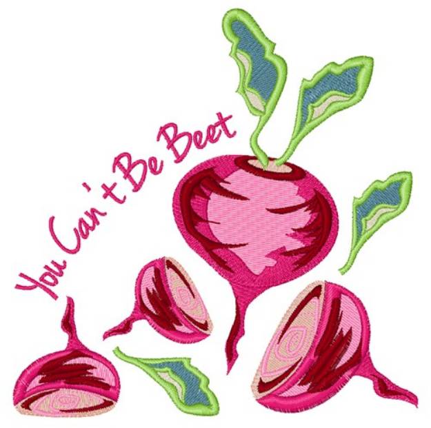 Picture of Cant Be Beet Machine Embroidery Design