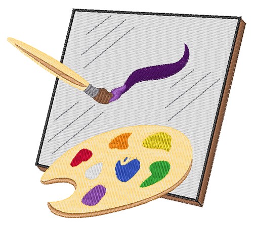 Painting Art Machine Embroidery Design
