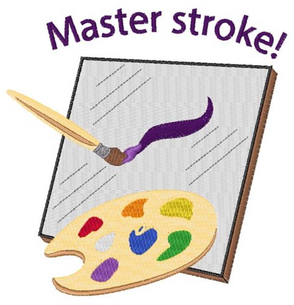 Picture of Master Stroke Machine Embroidery Design