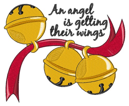 Angel Gets Wings Machine Embroidery Design