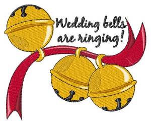 Picture of Wedding Bells Machine Embroidery Design