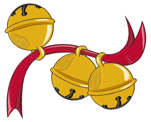 Holiday Bells Machine Embroidery Design