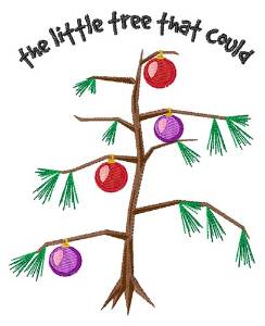 Picture of Little Tree Machine Embroidery Design
