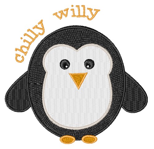 Chilly Willy Machine Embroidery Design